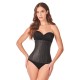 Ann Chery Latex waisttrainer 3 Hooks Classic model 2021 Zwart