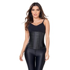 Ann Chery Latex waisttrainer 2 Hooks Metallic model 2038 korte torso