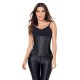 Ann Chery Latex waisttrainer 2 Hooks Metallic model 2038 korte torso