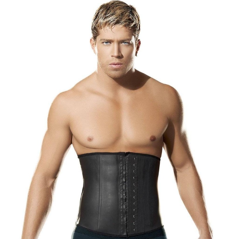 LaFaja - Colombiaanse Latex Waist Trainer 3-hooks voor mannen