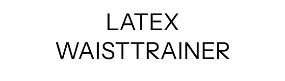 latex waisttrainer